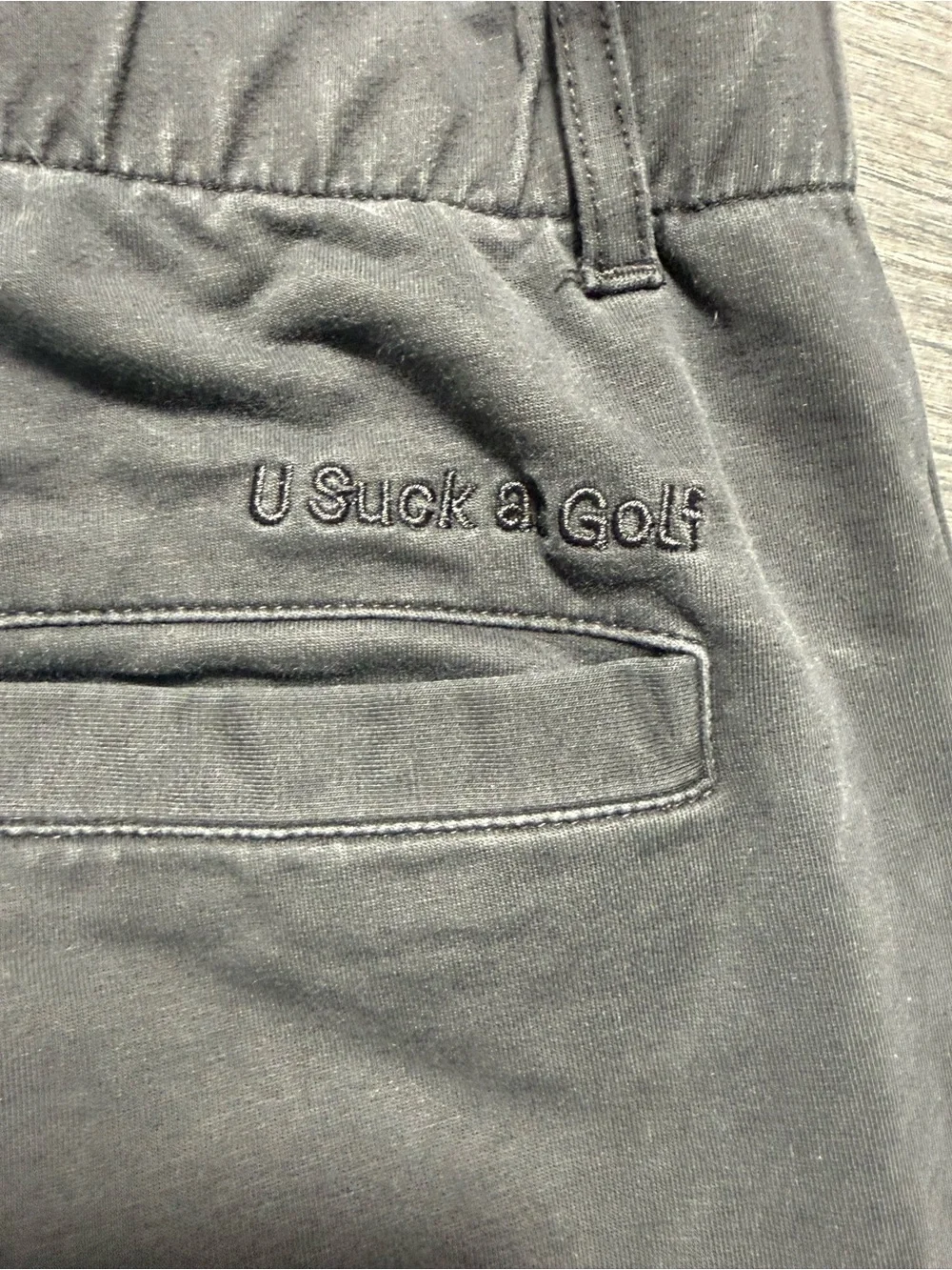 Men's Elastic-Waist Chinos - Black
